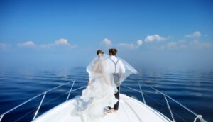 De gigantesques Yachts pour un mariage VIP sur Monaco