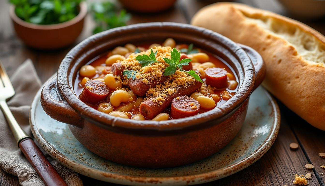 découvrez comment préparer le délicieux cassoulet de julie facilement et rapidement. suivez nos étapes simples pour savourer ce plat traditionnel bien réconfortant en un rien de temps. idéal pour impressionner vos invités ou pour un repas en famille !