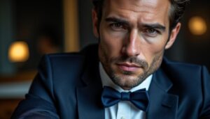 Tendances actuelles : quel nœud papillon avec costume bleu adopter cette saison ?