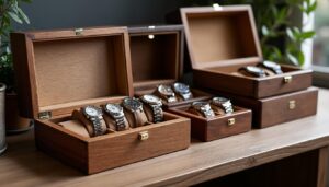 Top 5 des boîtes de rangement pour montre en bois homme pour tout amateur