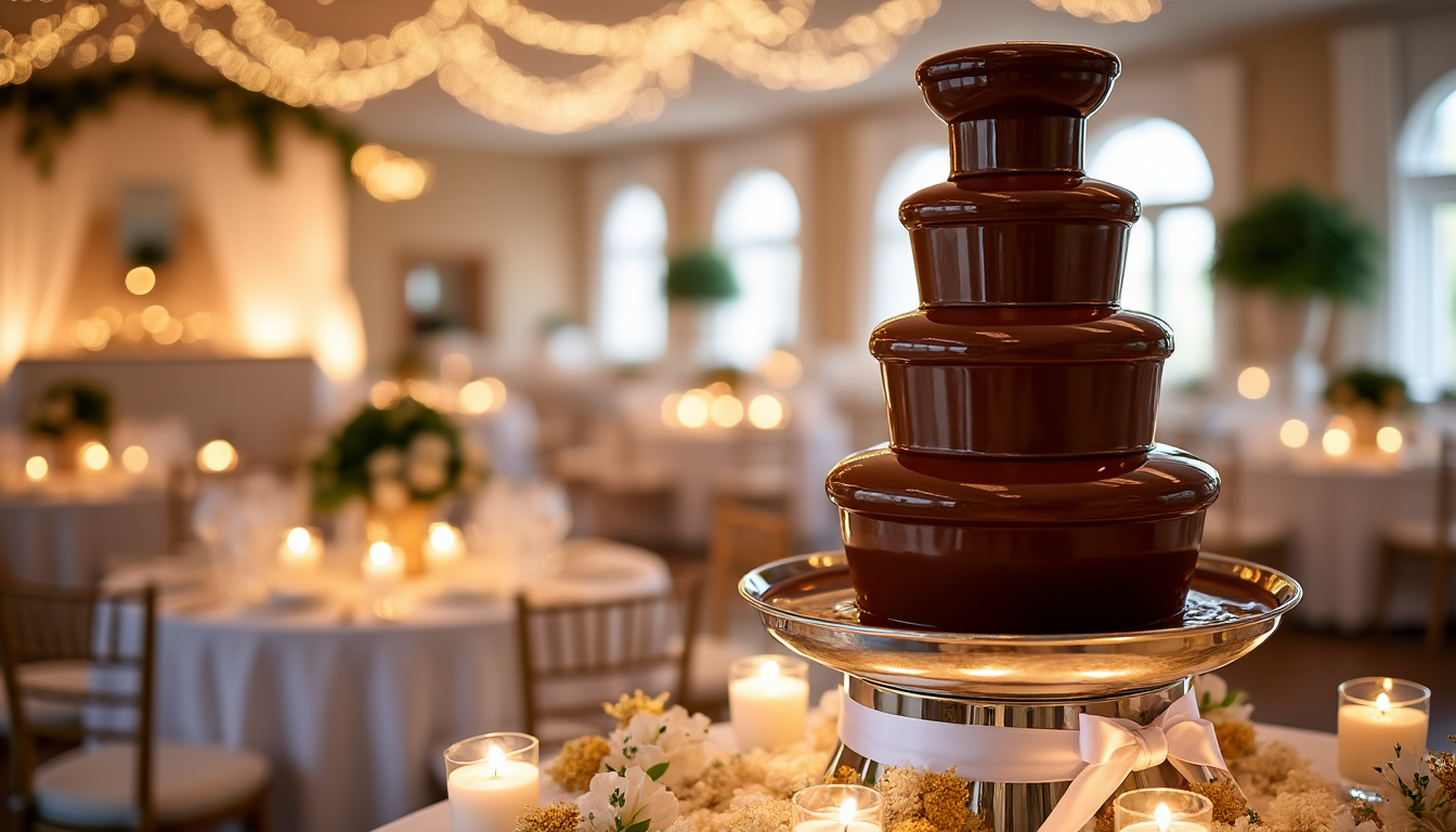 découvrez les tendances actuelles et des idées créatives pour présenter une fontaine de chocolat noir lors de vos événements. conseils, inspirations gourmandes et mises en scène originales pour sublimer votre buffet.
