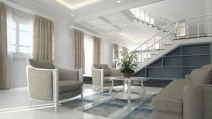 Transformez votre salon avec une tenture lumineuse pour plafond inspirante