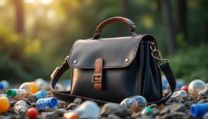 Comment un sac en simili recyclé contribue à la réduction des déchets plastiques ?