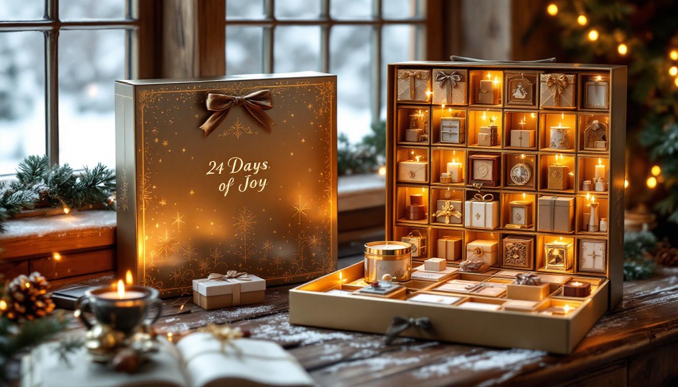 explorez notre sélection des meilleures boutiques en ligne pour trouver un calendrier de l'avent original qui surprendra et ravira chaque jour jusqu'à noël.