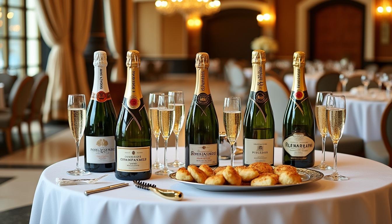 découvrez comment transformer votre événement en une soirée luxueuse avec champagne à volonté, pour une fête inoubliable pleine d'élégance et de convivialité.