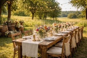 Images de décoration de mariage champêtre : un guide visuel pour les futurs mariés