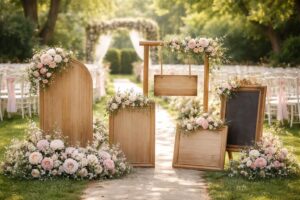 Inspirez-vous de ces magnifiques panneaux de mariage personnalisé pour votre grand jour