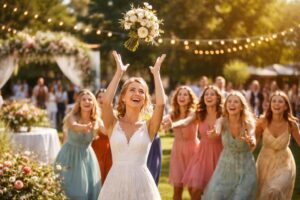 Lancer de bouquet de mariage : comment personnaliser ce moment spécial