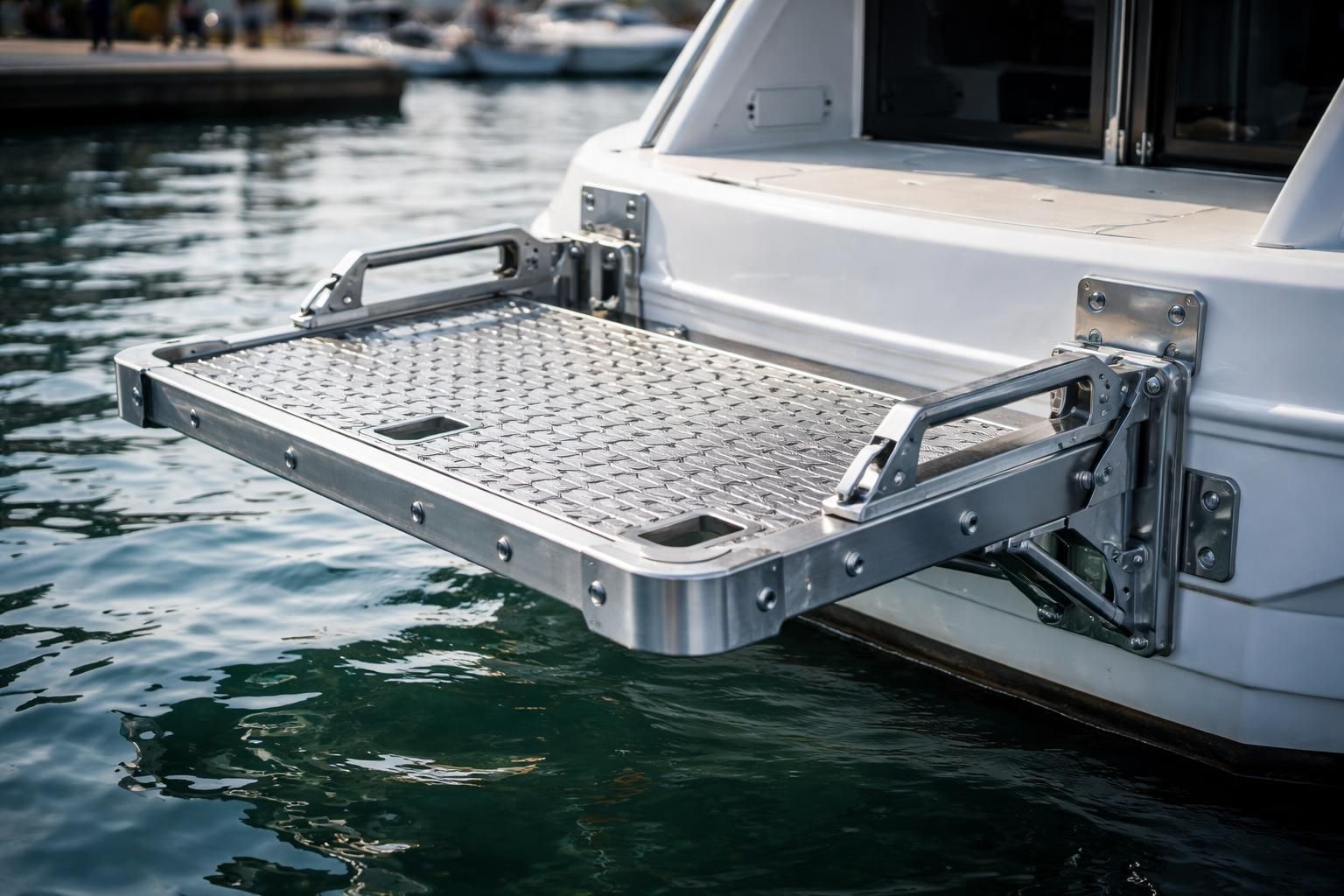 découvrez notre plate-forme de bateau à vendre alliant rigidité exceptionnelle et montage sécurisé pour une expérience nautique optimale.