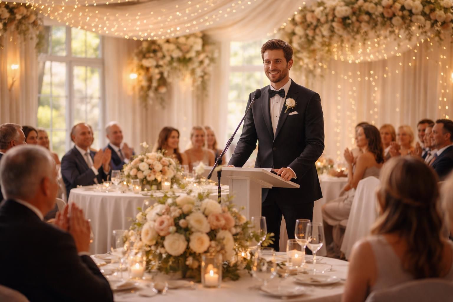 découvrez le meilleur moment pour prononcer votre discours du marié lors d'un mariage avec nos conseils pratiques pour captiver vos invités et rendre ce moment inoubliable.