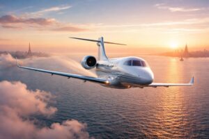 Durée du vol en jet privé entre Paris et New York