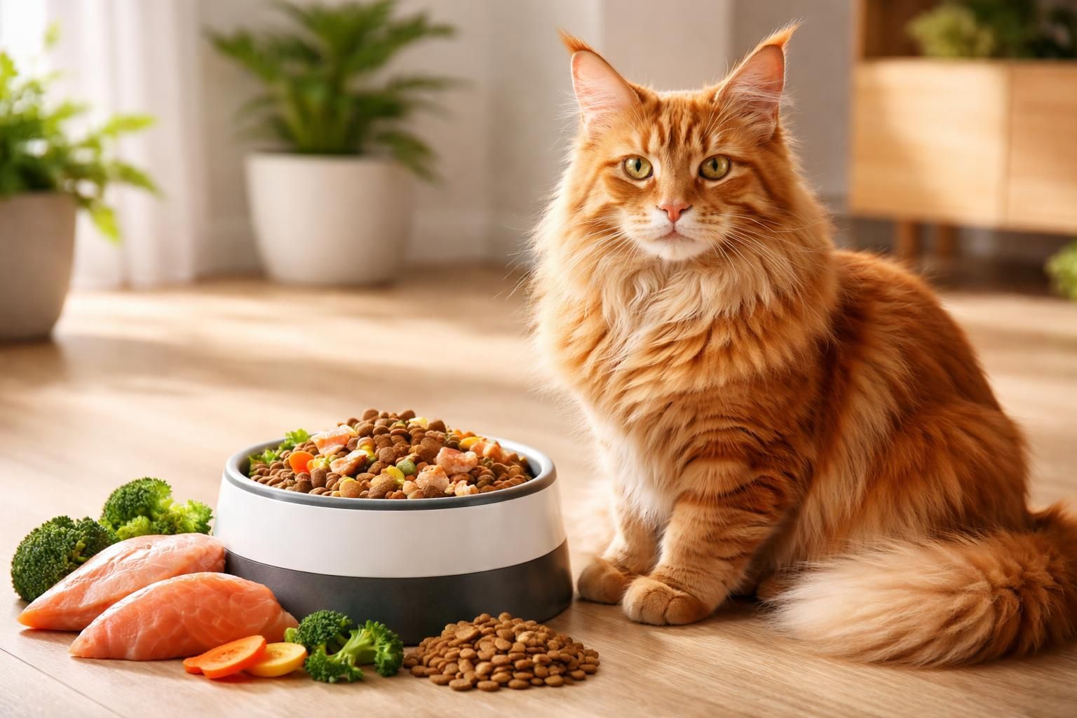 découvrez comment bien nourrir votre chat maine coon roux adulte avec des conseils adaptés pour une alimentation équilibrée et une santé optimale.