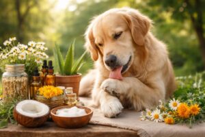 Les meilleurs remèdes naturels pour le chien qui se lèche les pattes expliqués