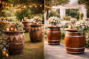 L&rsquo;impact du style de votre mariage sur les prix de location de tonneaux pour un mariage