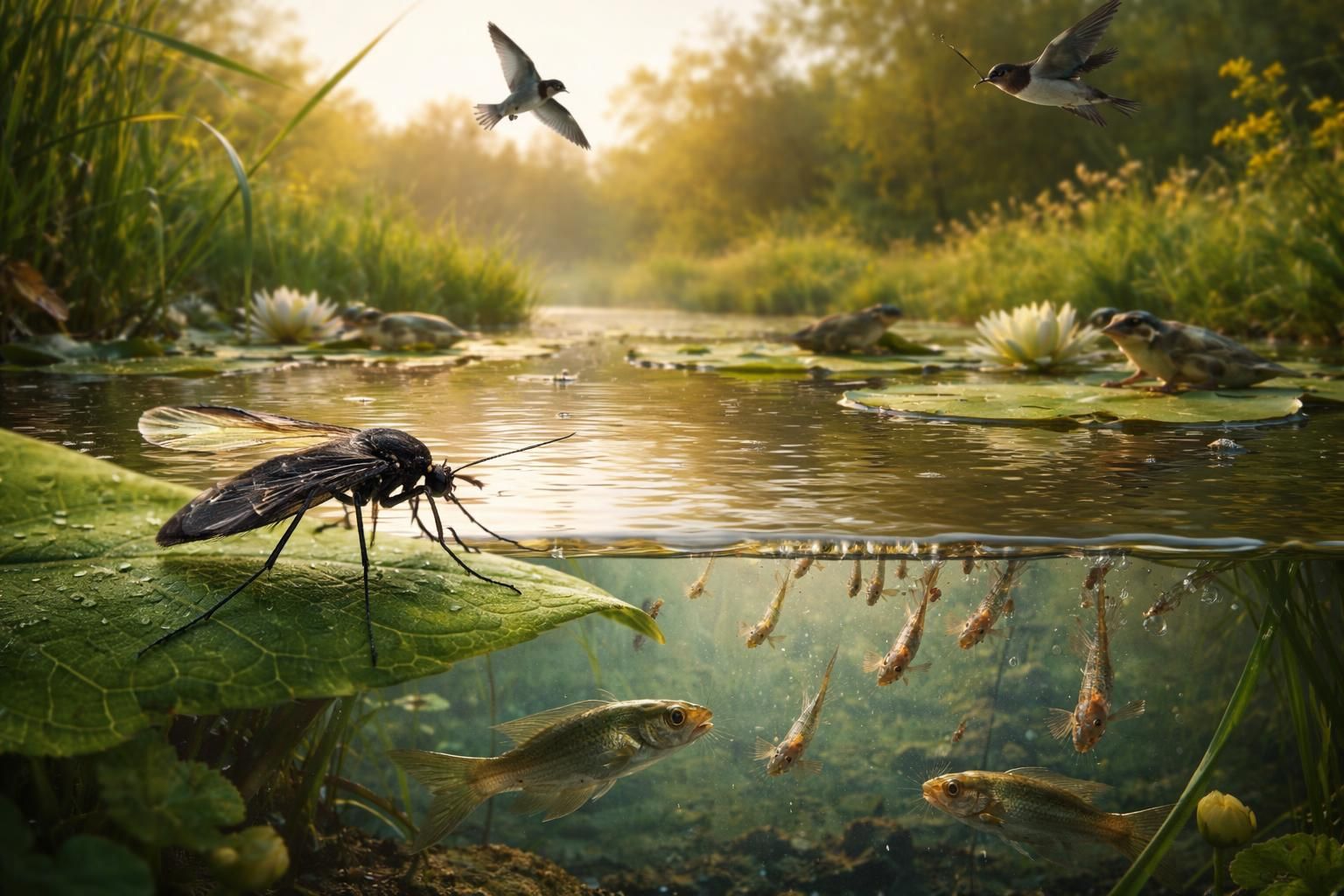 découvrez l'importance du moustique à queue noire dans la chaîne alimentaire et son impact écologique essentiel.
