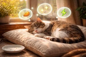 Les mythes autour des chats qui dorment beaucoup et mangent peu
