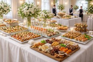 Recettes de buffet pour un mariage : le guide du parfait traiteur
