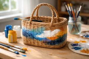 Un projet créatif ? Découvrez quelle peinture pour peindre un panier en osier