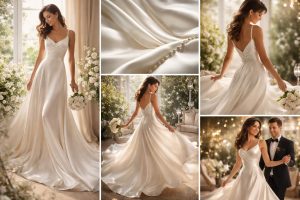 5 raisons de choisir une robe de mariage en satin pour votre réception
