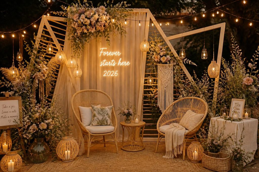 découvrez les tendances 2026 pour concevoir un décor de photobooth unique et mémorable, qui rendra votre mariage inoubliable et amusant pour tous vos invités.